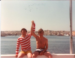 Con Luis Balduque en Malta 83