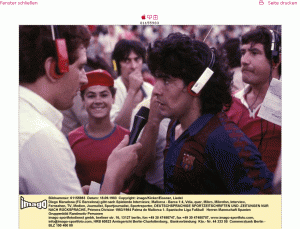 Entrevistando a Diego Armando Maradona